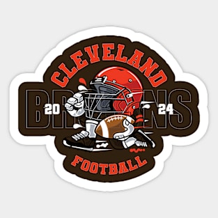 Cleveland Football Sticker